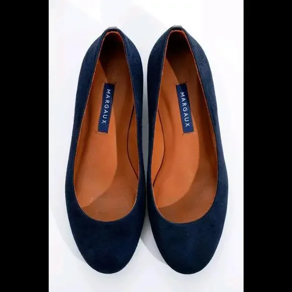 Margaux The Classic Suede Ballet Flats Womens Sz 35.5 EU / 5.5 US Shoes - Picture 2 of 16
